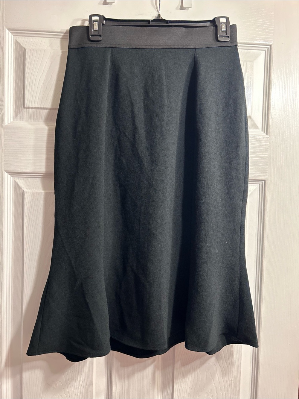 Eva Mendes for New York & Company Black A-Line Flared Skirt